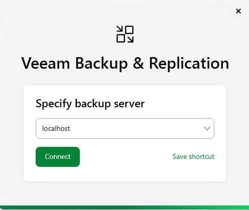 Veeam 13 pripojenie k serveru