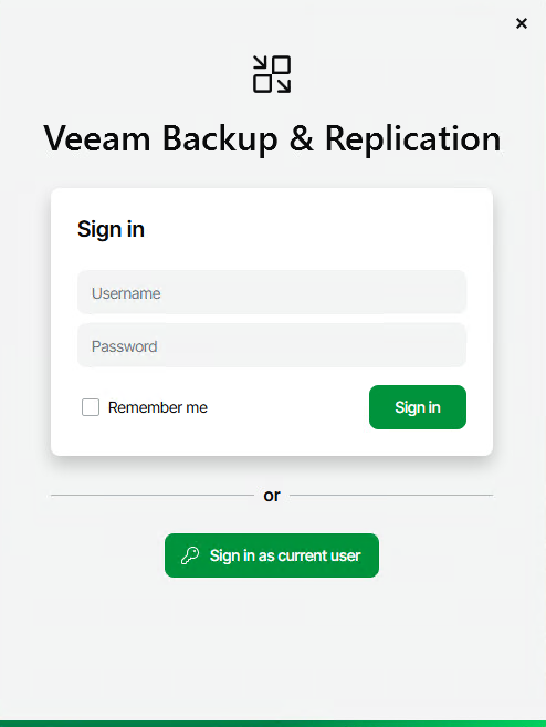 Veeam 13 prihlásenie