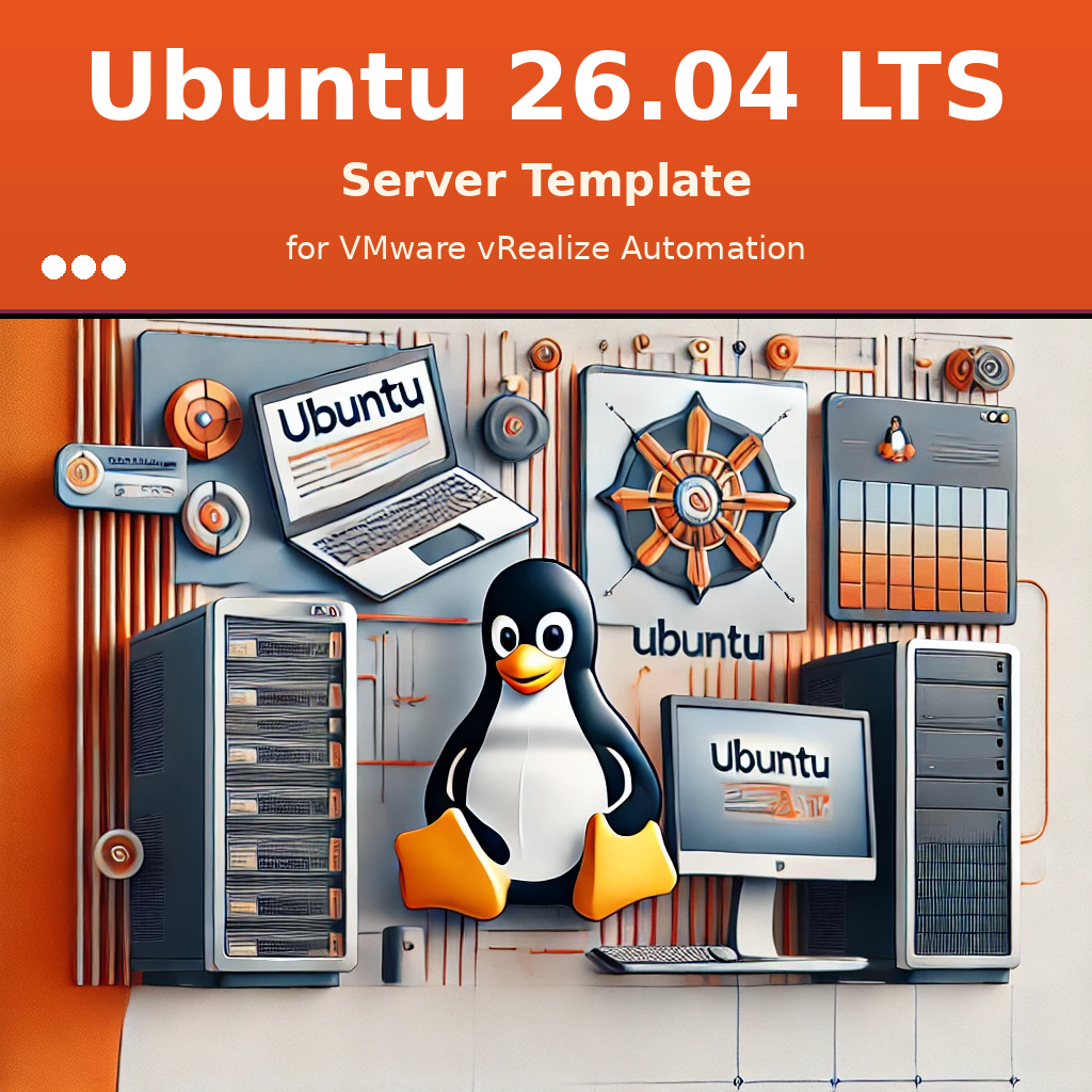 VRA Ubuntu 26.04 Server Template — Kompletná šablóna pre vRealize Automation